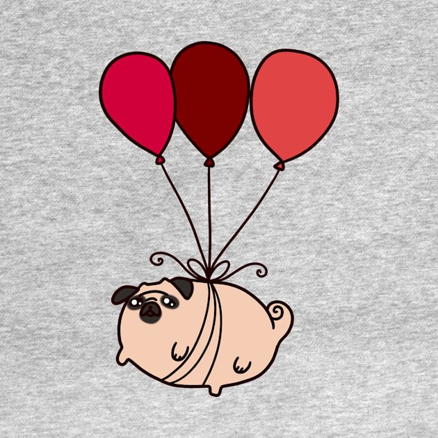 Balloon Pug by saradaboru